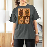 Peace Sign Equality for All T Shirt For Women Peace Out V Fingers Hand Equal Rights