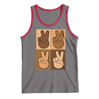 Peace Sign Equality for All Tank Top Peace Out V Fingers Hand Equal Rights