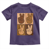 Peace Sign Equality for All Toddler T Shirt Peace Out V Fingers Hand Equal Rights