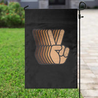 Retro Equality for All Garden Flag Peace Sign V Fingers Skin Tone Hands Vintage - Wonder Print Shop