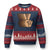 Retro Equality for All Ugly Christmas Sweater Peace Sign V Fingers Skin Tone Hands Vintage - Wonder Print Shop