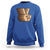 Retro Equality for All Sweatshirt Peace Sign V Fingers Skin Tone Hands Vintage