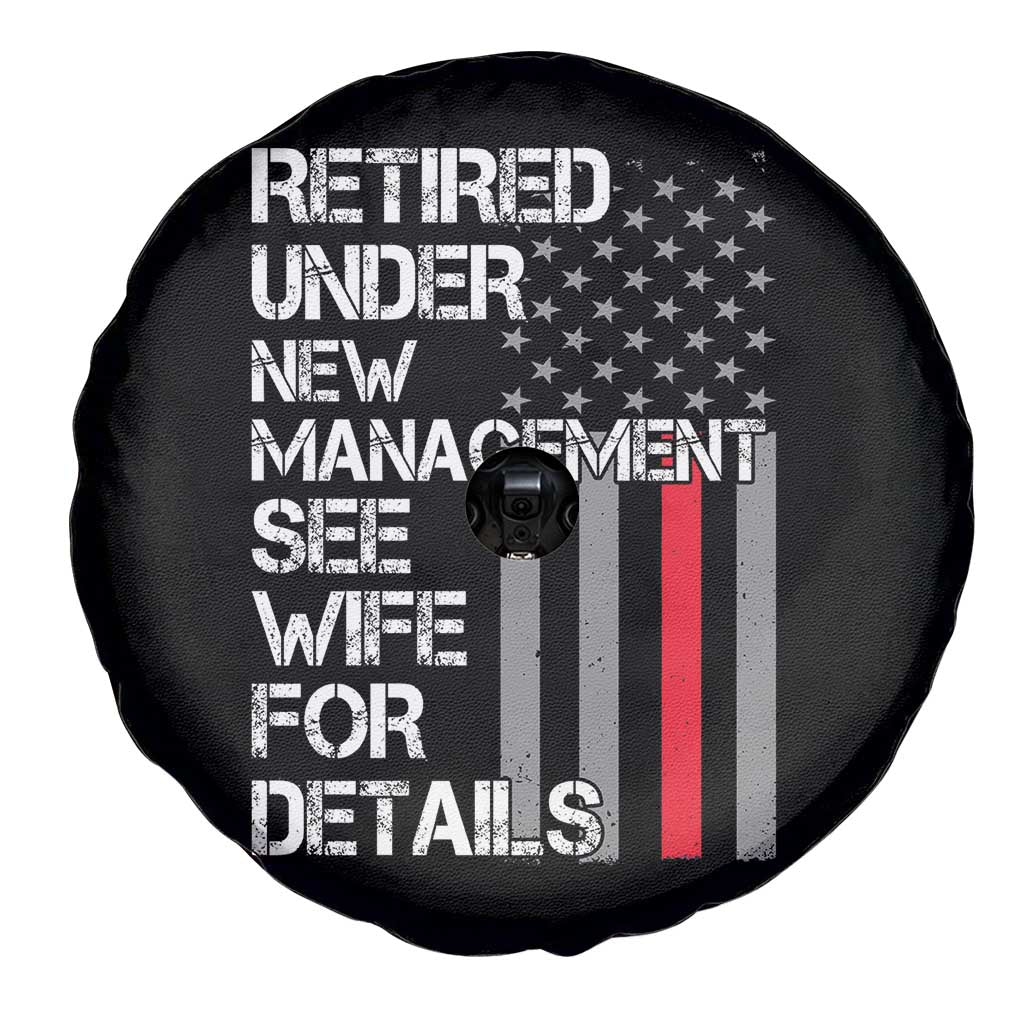 Retirement Gifts For Men Spare Tire Cover Retired Under New Management See Wife Retired Dad