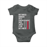 Retirement Gifts For Men Baby Onesie Retired Under New Management See Wife Retired Dad