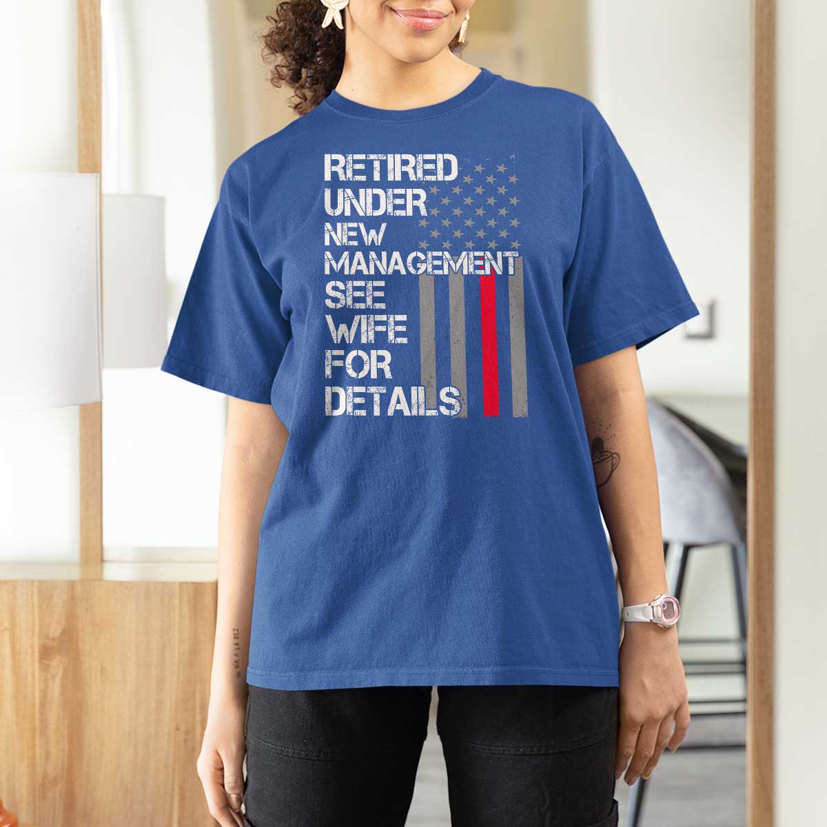 Retirement Gifts For Men T Shirt For Women Retired Under New Management See Wife Retired Dad