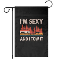 Funny Camping RV Garden Flag Im Sexy And I Tow It Vintage Camper Truck - Wonder Print Shop