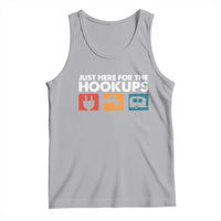 Camping RV Tank Top Funny Just Here for The Hookups Caravan Motorhome - Wonder Print Shop