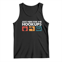 Camping RV Tank Top Funny Just Here for The Hookups Caravan Motorhome - Wonder Print Shop