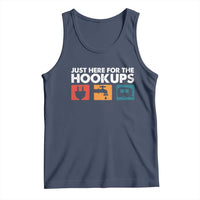 Camping RV Tank Top Funny Just Here for The Hookups Caravan Motorhome - Wonder Print Shop
