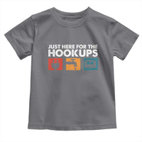Camping RV Toddler T Shirt Funny Just Here for The Hookups Caravan Motorhome - Wonder Print Shop