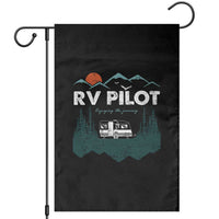 RV Pilot Camping Garden Flag Retro Motorhome Travel Vacation Gift - Wonder Print Shop