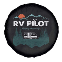RV Pilot Camping Spare Tire Cover Retro Motorhome Travel Vacation Gift - Wonder Print Shop