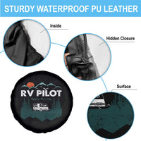 RV Pilot Camping Spare Tire Cover Retro Motorhome Travel Vacation Gift - Wonder Print Shop