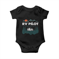 RV Pilot Camping Baby Onesie Retro Motorhome Travel Vacation Gift - Wonder Print Shop