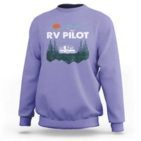 RV Pilot Camping Sweatshirt Retro Motorhome Travel Vacation Gift - Wonder Print Shop