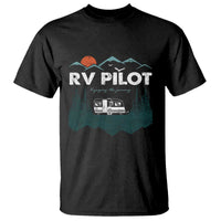 RV Pilot Camping T Shirt Retro Motorhome Travel Vacation Gift - Wonder Print Shop