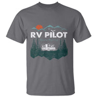 RV Pilot Camping T Shirt Retro Motorhome Travel Vacation Gift - Wonder Print Shop