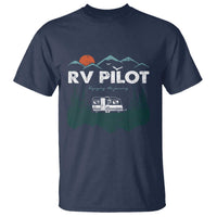 RV Pilot Camping T Shirt Retro Motorhome Travel Vacation Gift - Wonder Print Shop