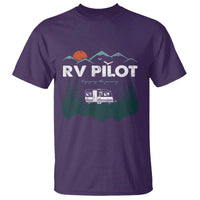 RV Pilot Camping T Shirt Retro Motorhome Travel Vacation Gift - Wonder Print Shop