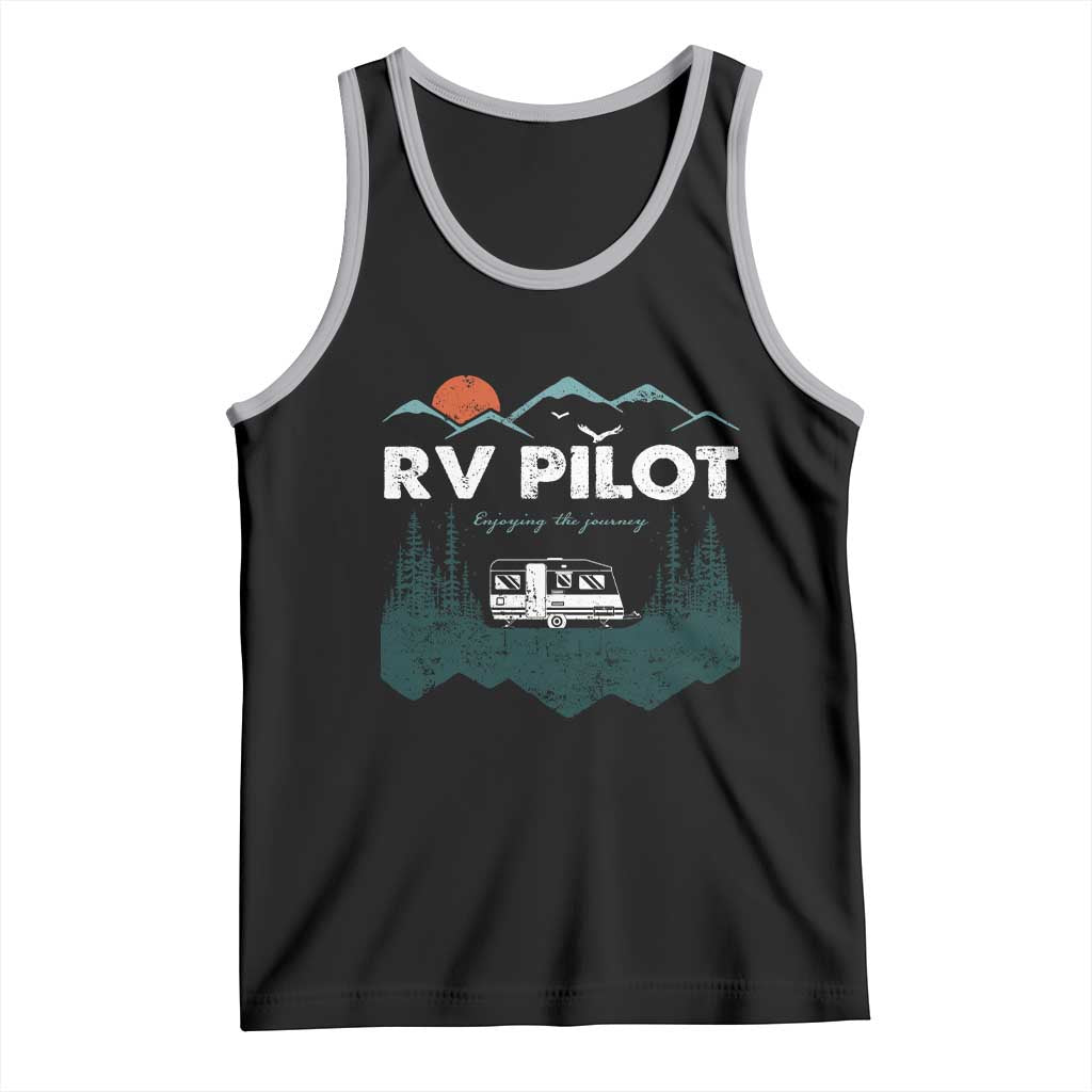 RV Pilot Camping Tank Top Retro Motorhome Travel Vacation Gift - Wonder Print Shop