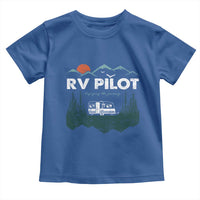 RV Pilot Camping Toddler T Shirt Retro Motorhome Travel Vacation Gift - Wonder Print Shop