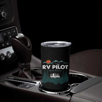 RV Pilot Camping Tumbler Cup Retro Motorhome Travel Vacation Gift - Wonder Print Shop