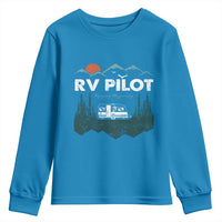 RV Pilot Camping Youth Sweatshirt Retro Motorhome Travel Vacation Gift - Wonder Print Shop