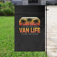 Van Life Garden Flag Retro Camping RV Motorhome Travel Vacation Gift - Wonder Print Shop