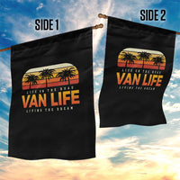 Van Life Garden Flag Retro Camping RV Motorhome Travel Vacation Gift - Wonder Print Shop