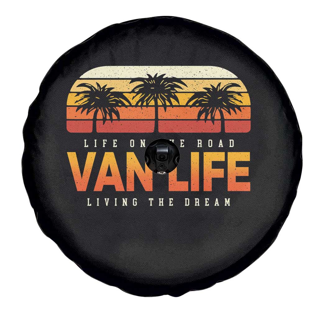 Van Life Spare Tire Cover Retro Camping RV Motorhome Travel Vacation Gift - Wonder Print Shop