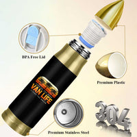 Van Life Bullet Tumbler Retro Camping RV Motorhome Travel Vacation Gift - Wonder Print Shop
