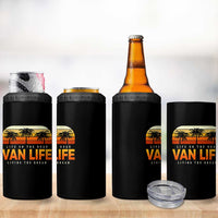 Van Life 4 in 1 Can Cooler Tumbler Retro Camping RV Motorhome Travel Vacation Gift - Wonder Print Shop