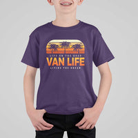 Van Life T Shirt For Kid Retro Camping RV Motorhome Travel Vacation Gift - Wonder Print Shop