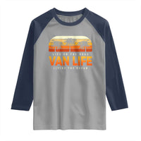 Van Life Raglan Shirt Retro Camping RV Motorhome Travel Vacation Gift - Wonder Print Shop