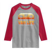 Van Life Raglan Shirt Retro Camping RV Motorhome Travel Vacation Gift - Wonder Print Shop