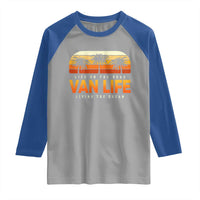 Van Life Raglan Shirt Retro Camping RV Motorhome Travel Vacation Gift - Wonder Print Shop