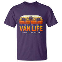 Van Life T Shirt Retro Camping RV Motorhome Travel Vacation Gift - Wonder Print Shop