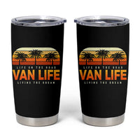 Van Life Tumbler Cup Retro Camping RV Motorhome Travel Vacation Gift - Wonder Print Shop