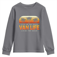 Van Life Youth Sweatshirt Retro Camping RV Motorhome Travel Vacation Gift - Wonder Print Shop