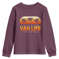 Van Life Youth Sweatshirt Retro Camping RV Motorhome Travel Vacation Gift - Wonder Print Shop