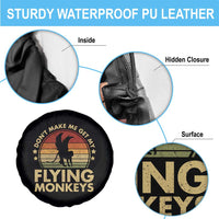 Vintage Retro Dont Make Me Get My Flying Monkeys Spare Tire Cover - Wonder Print Shop