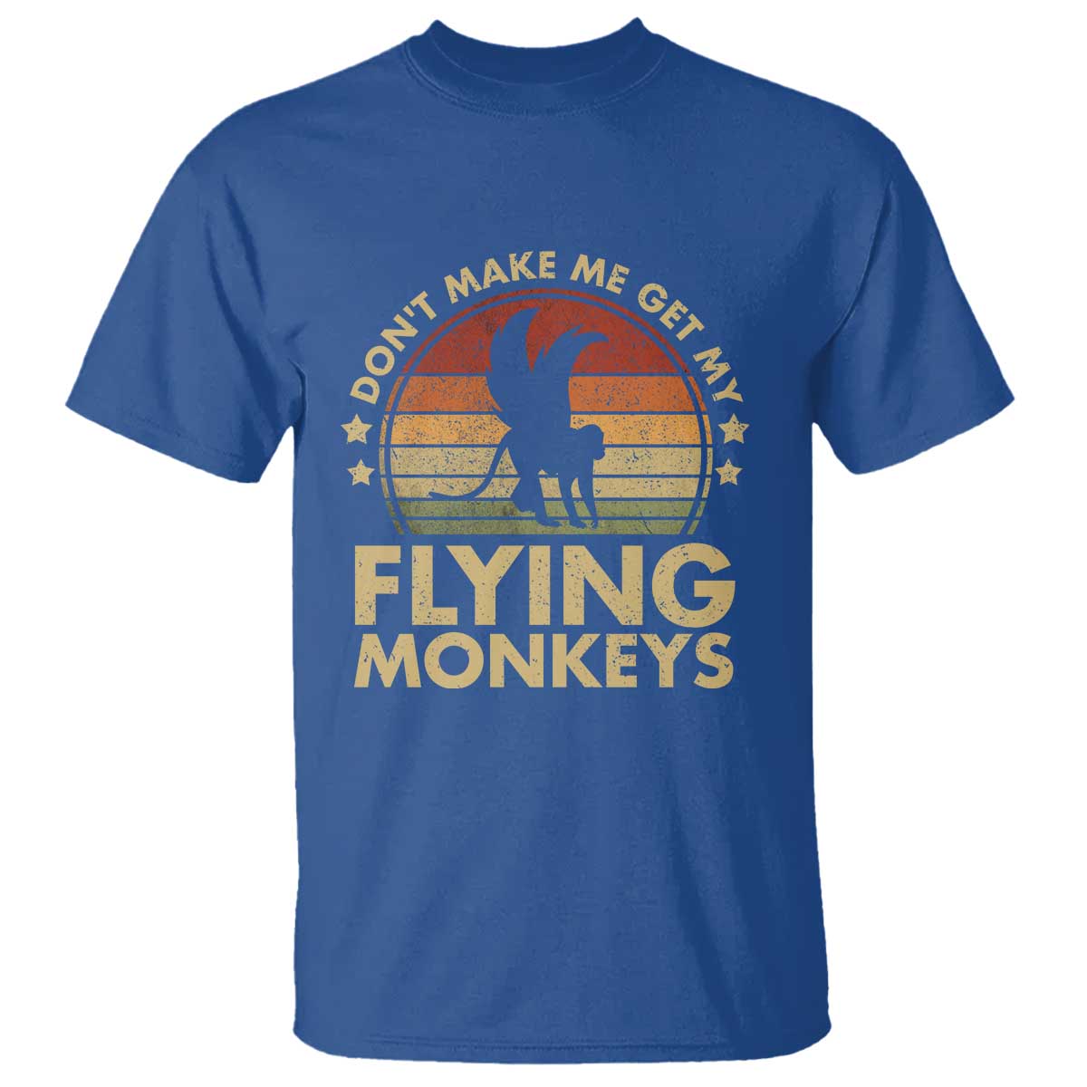 Vintage Retro Dont Make Me Get My Flying Monkeys T Shirt - Wonder Print Shop