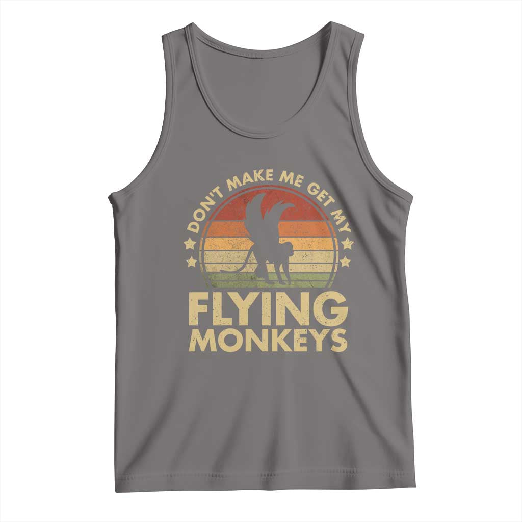 Vintage Retro Dont Make Me Get My Flying Monkeys Tank Top - Wonder Print Shop
