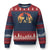 Bigfoot Fishing Ugly Christmas Sweater Funny Retro Sasquatch Fisherman Dad - Wonder Print Shop