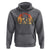 Bigfoot Fishing Hoodie Funny Retro Sasquatch Fisherman Dad - Wonder Print Shop