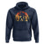 Bigfoot Fishing Hoodie Funny Retro Sasquatch Fisherman Dad - Wonder Print Shop