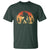 Bigfoot Fishing T Shirt Funny Retro Sasquatch Fisherman Dad - Wonder Print Shop