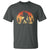 Bigfoot Fishing T Shirt Funny Retro Sasquatch Fisherman Dad - Wonder Print Shop