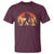 Bigfoot Fishing T Shirt Funny Retro Sasquatch Fisherman Dad - Wonder Print Shop