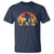 Bigfoot Fishing T Shirt Funny Retro Sasquatch Fisherman Dad - Wonder Print Shop